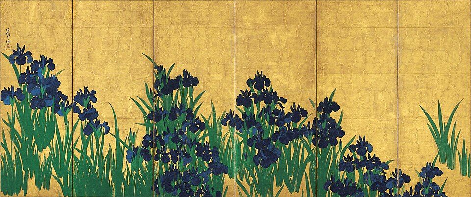 燕子花図屏風(尾形光琳)