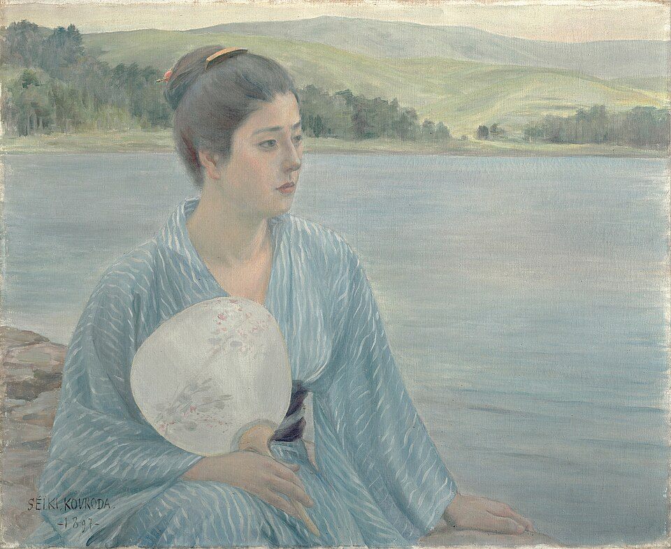 湖畔(黒田清輝)