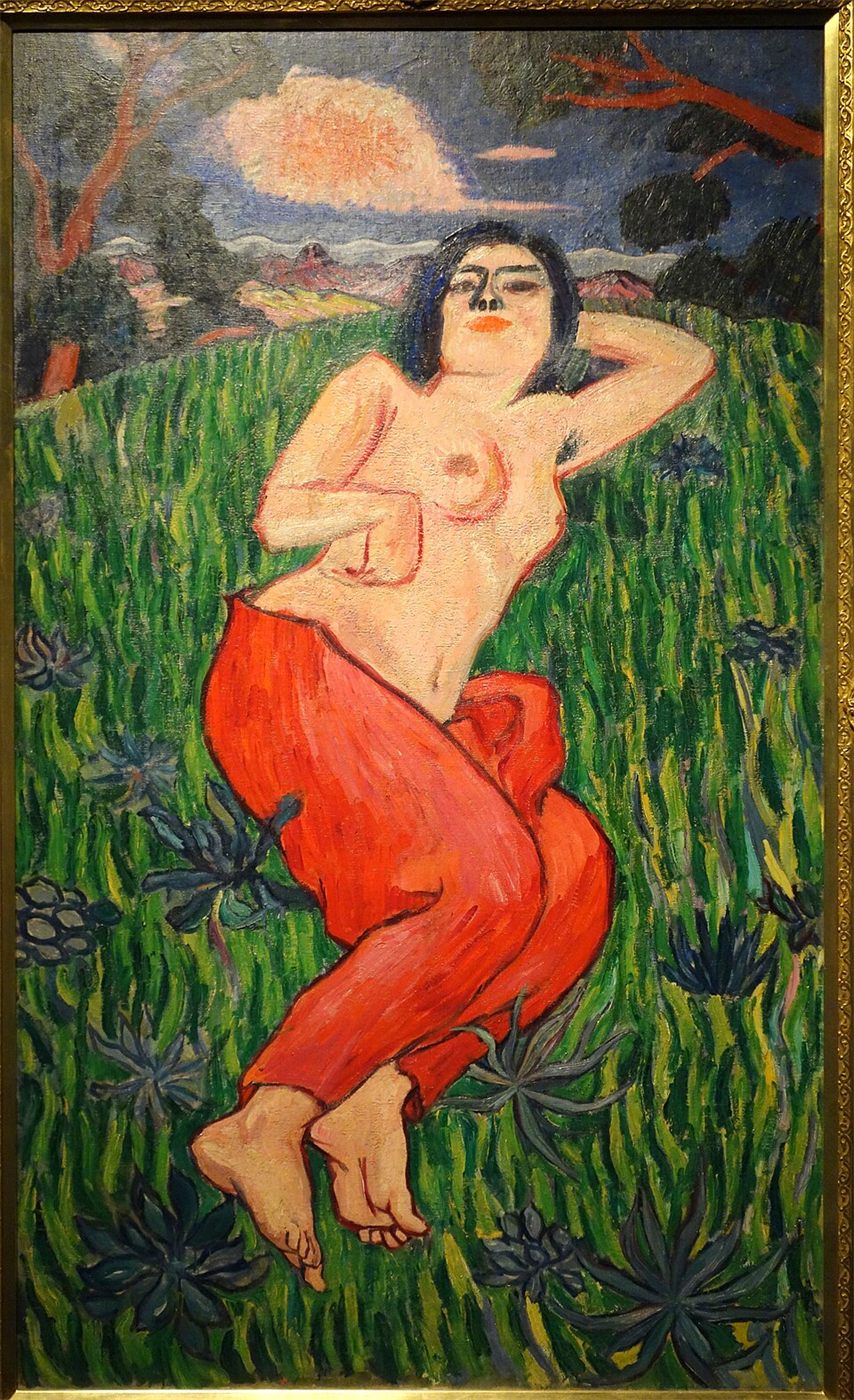 裸体美人(萬鉄五郎)