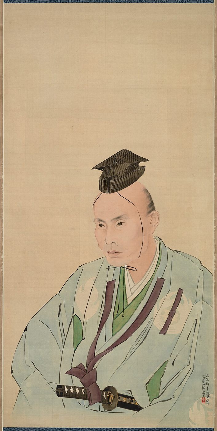 鷹見泉石像(渡辺崋山)