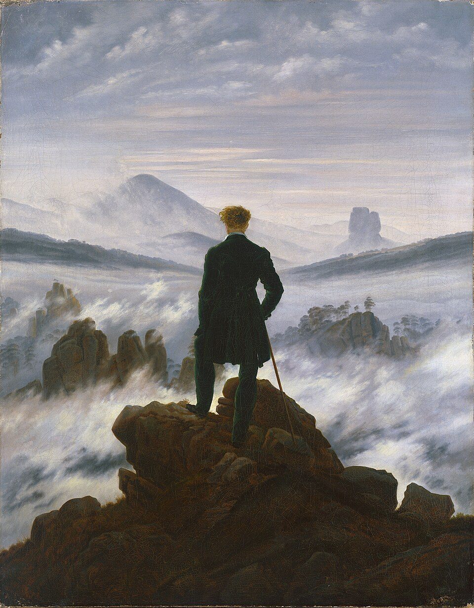 雲海の上の旅人(カスパー・ダーヴィト・フリードリヒ)
